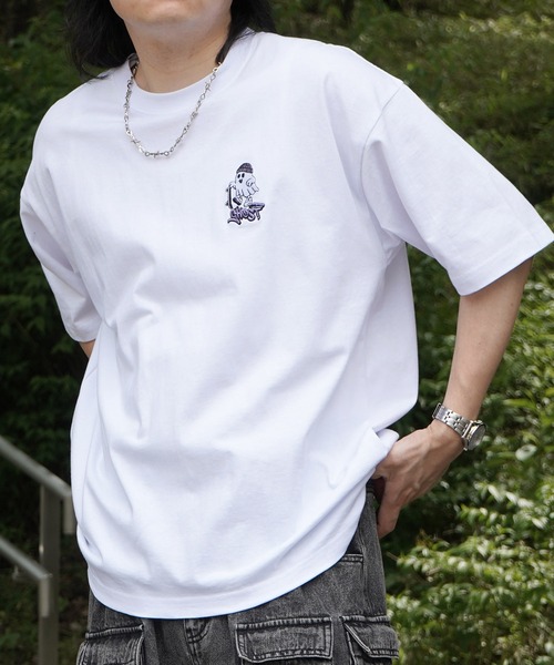 Футболка с коротким рукавом, с вышивкой «Призрак», модель «Один конец», бренд ILL'S, унисекс, белый
Футболка с коротким рукавом, с вышивкой «Призрак», модель «Один конец», бренд ILL'S, унисекс, белый