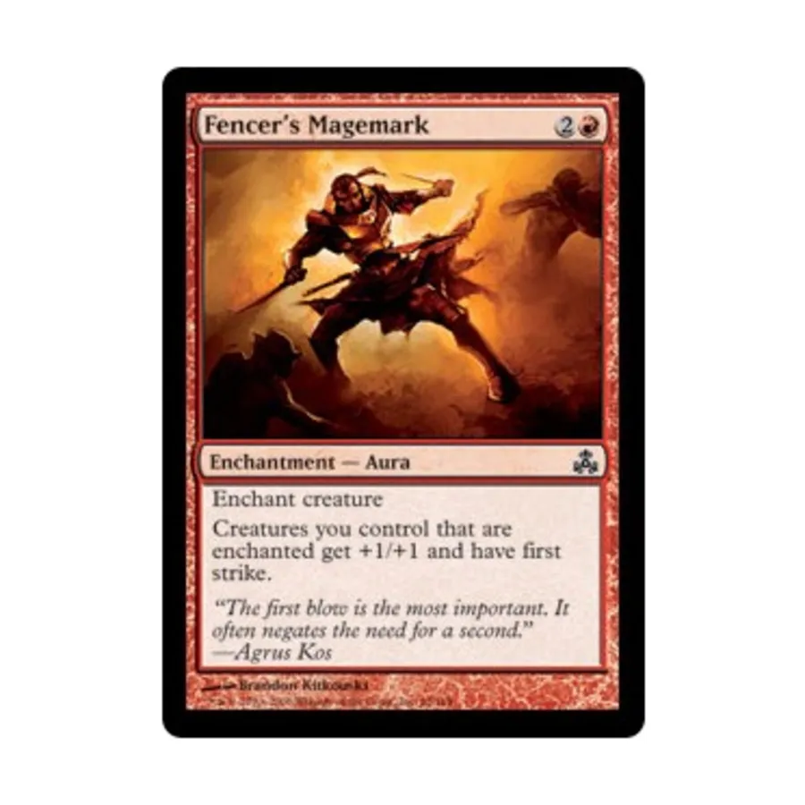 CCG Магическая метка фехтовальщика (С), MTG - Guildpact
CCG Магическая метка фехтовальщика (С), MTG - Guildpact