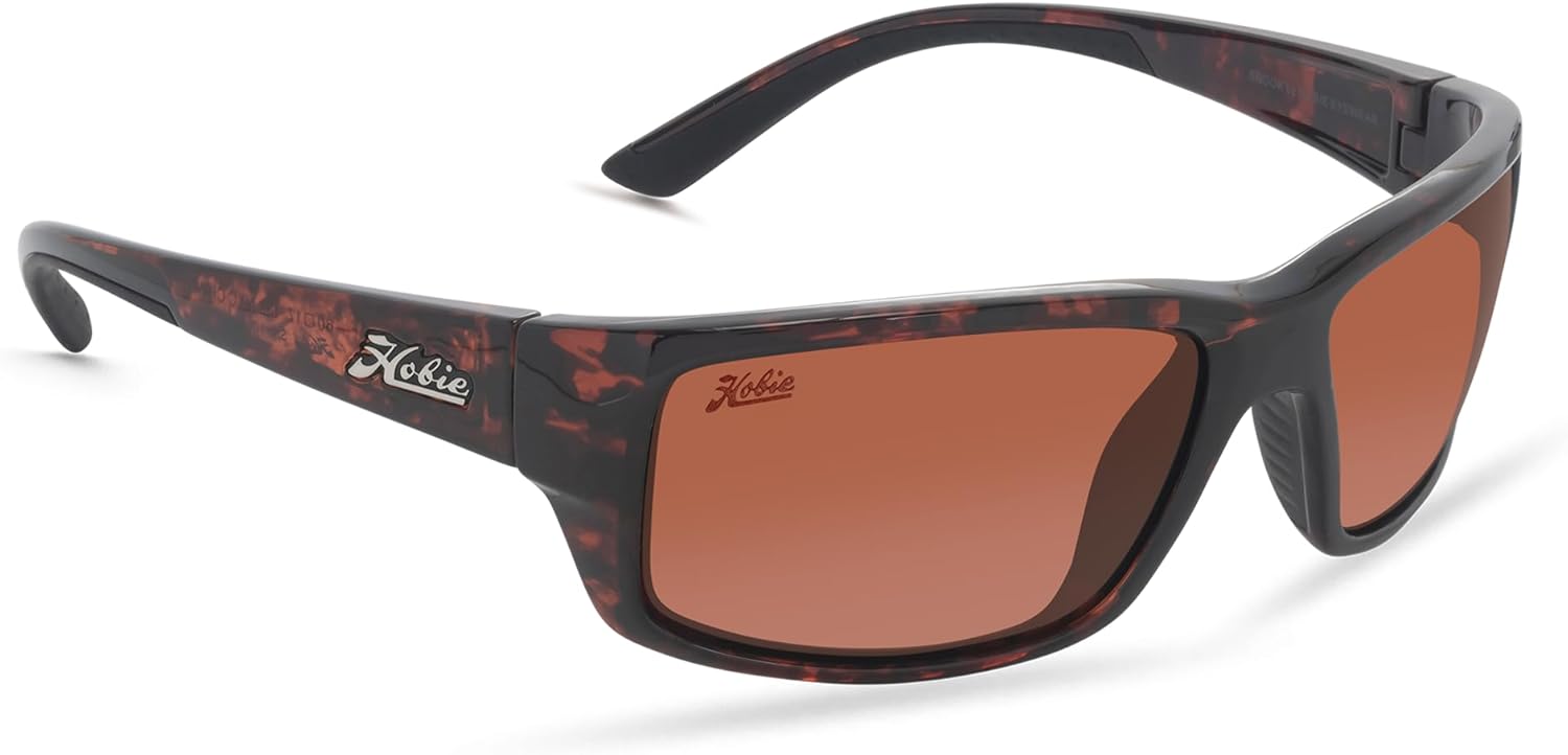 Спортивные поляризованные солнцезащитные очки Hobie Snook Wrap для мужчин – большой размер, полное покрытие, плавающая оправа, несколько вариантов линз, Copper Lens / Shiny Dark Brown Tortoise Frame
Спортивные поляризованные солнцезащитные очки Hobie Snook Wrap для мужчин – большой размер, полное покрытие, плавающая оправа, несколько вариантов линз, Copper Lens / Shiny Dark Brown Tortoise Frame