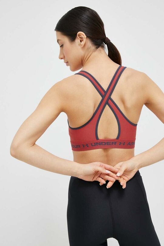Спортивный бюстгальтер с перекрестной спинкой Under Armour, оранжевый
Спортивный бюстгальтер с перекрестной спинкой Under Armour, оранжевый