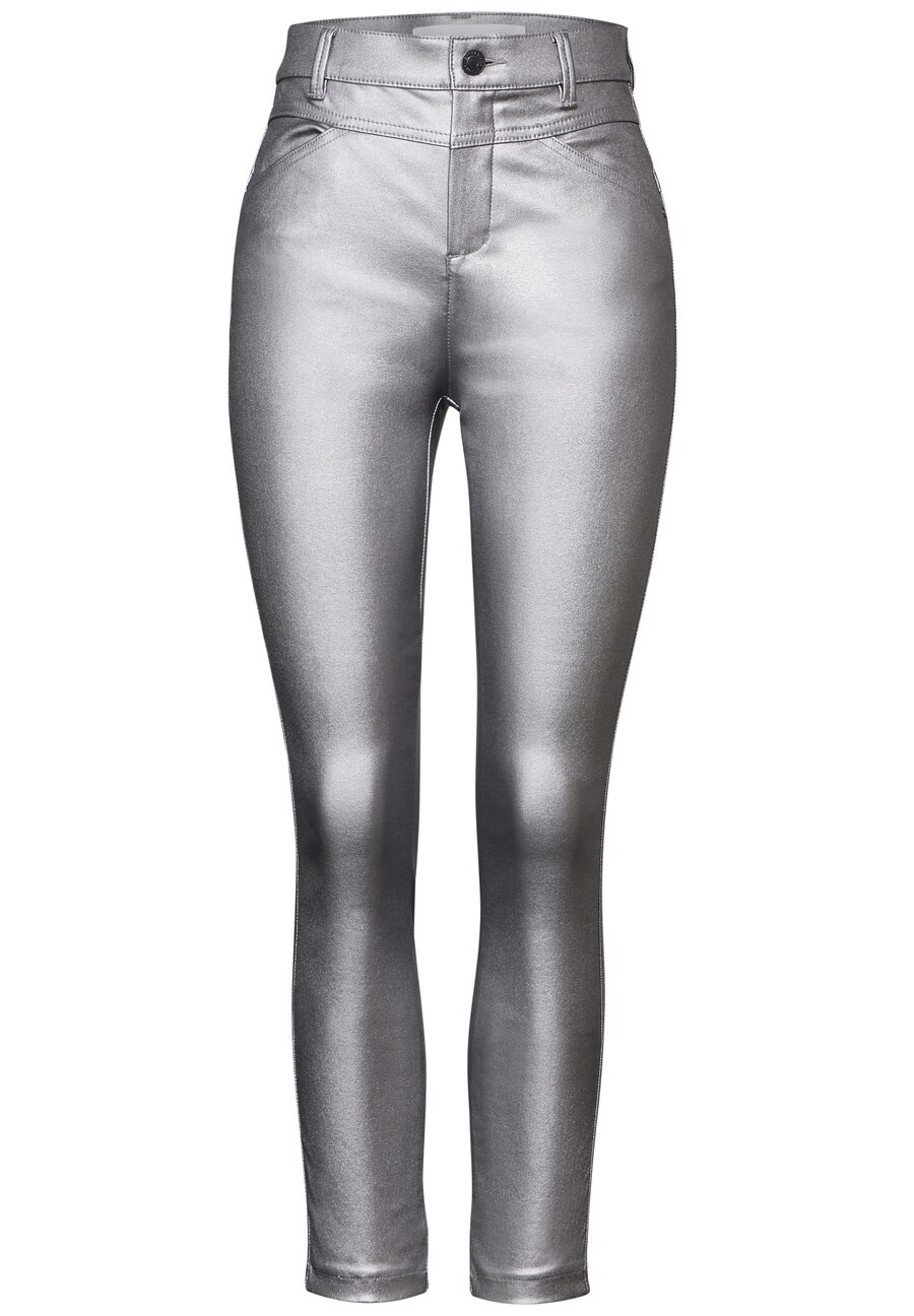 Брюки зауженного кроя Street One Studio, серебряный
Брюки зауженного кроя Street One Studio, серебряный