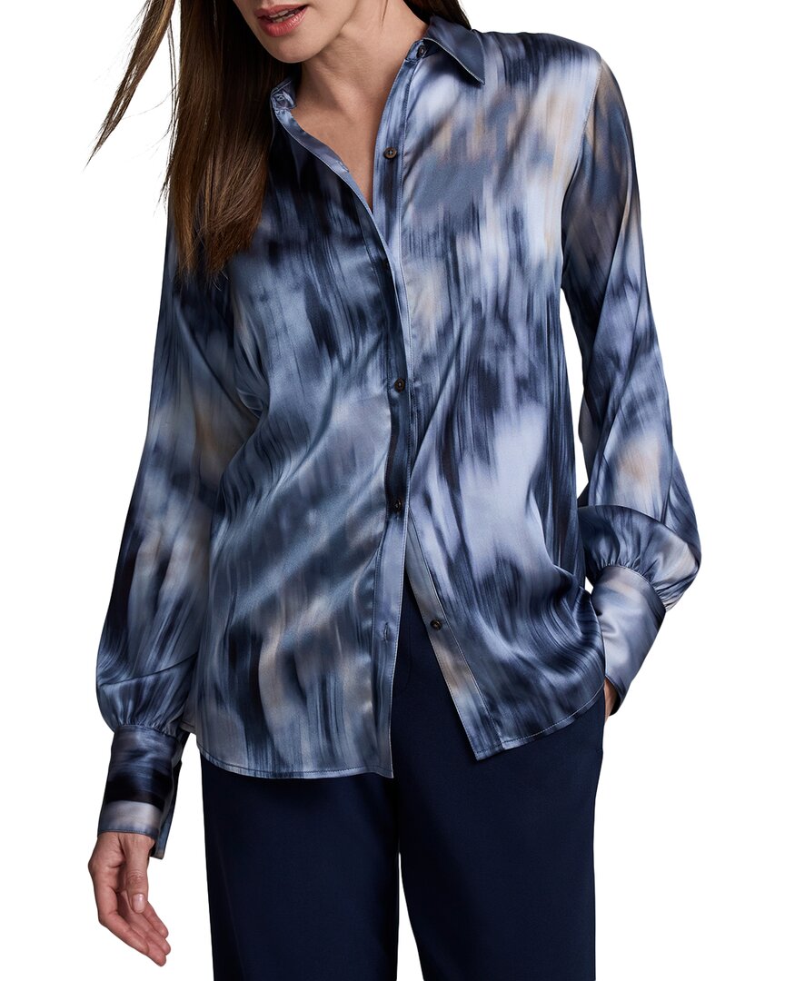 Романтичная блузка из смесового шелка NIC+ZOE Nic + Zoe, синий
Романтичная блузка из смесового шелка NIC+ZOE Nic + Zoe, синий