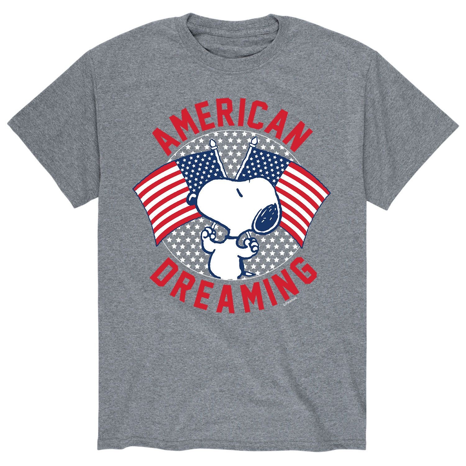 Мужская футболка American Dreaming с арахисом Licensed Character
Мужская футболка American Dreaming с арахисом Licensed Character