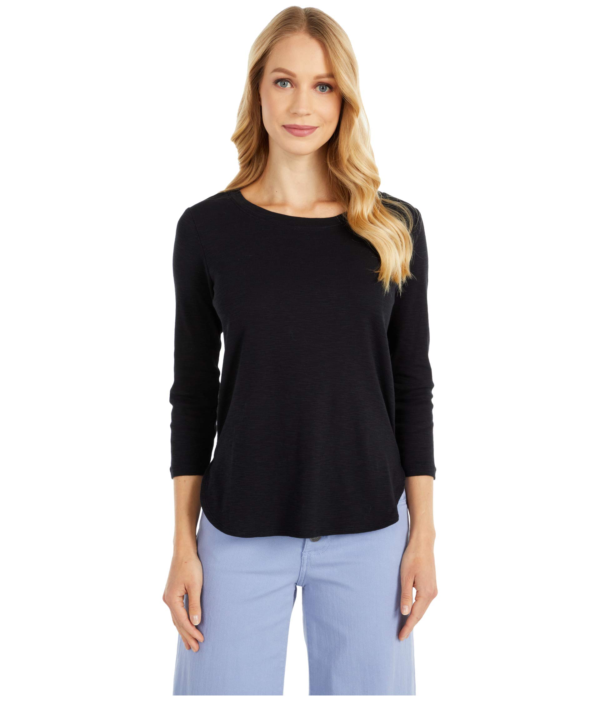 Футболка Tommy Bahama Ashby Rib 3/4 Sleeve Tee, черный 
Футболка Tommy Bahama Ashby Rib 3/4 Sleeve Tee, черный