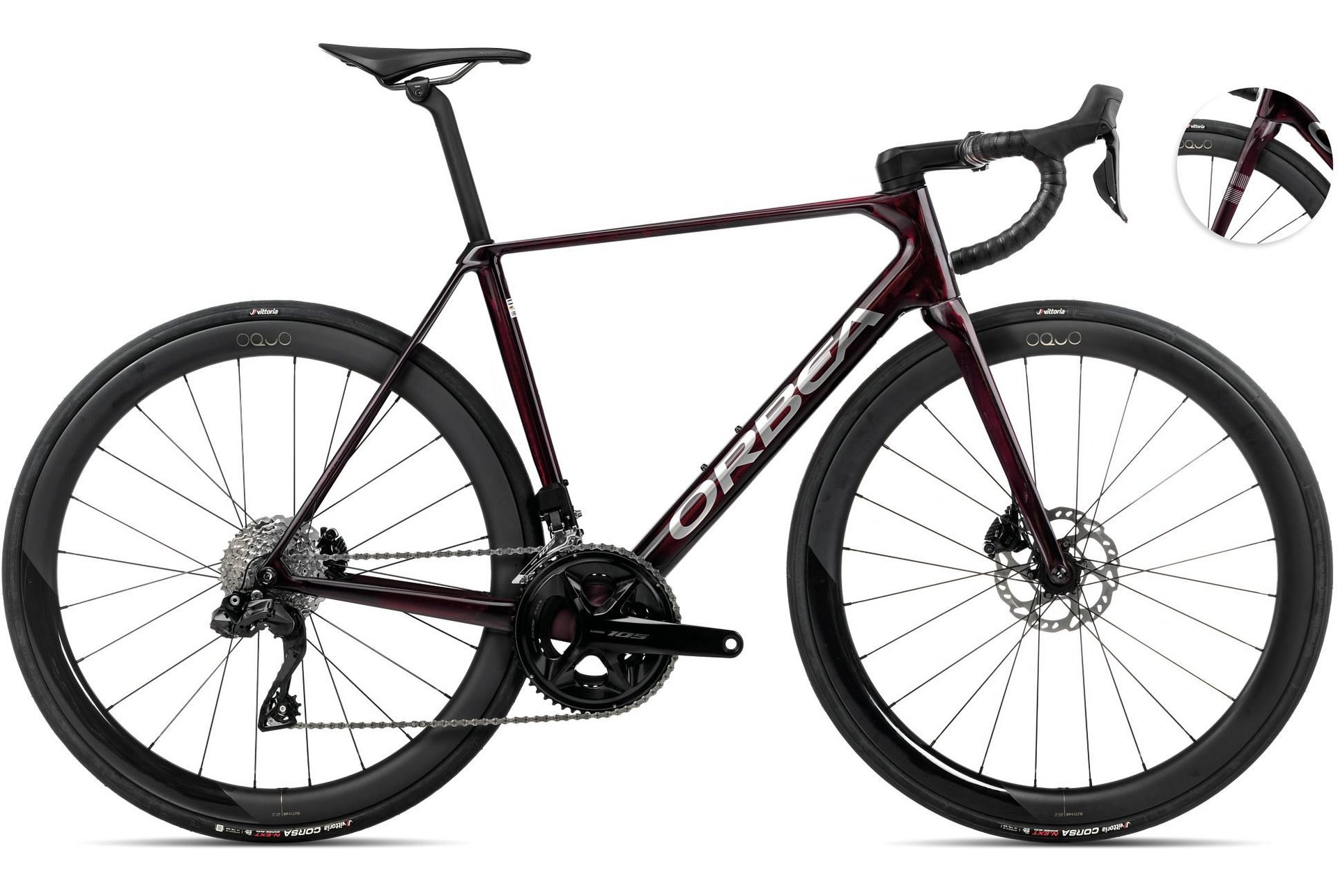Шоссейный велосипед Orbea Orca m30i ltd pwr - 28 дюймов - diamant, rot | wine red carbon view-titanium (gloss)
Шоссейный велосипед Orbea Orca m30i ltd pwr - 28 дюймов - diamant, rot | wine red carbon view-titanium (gloss)