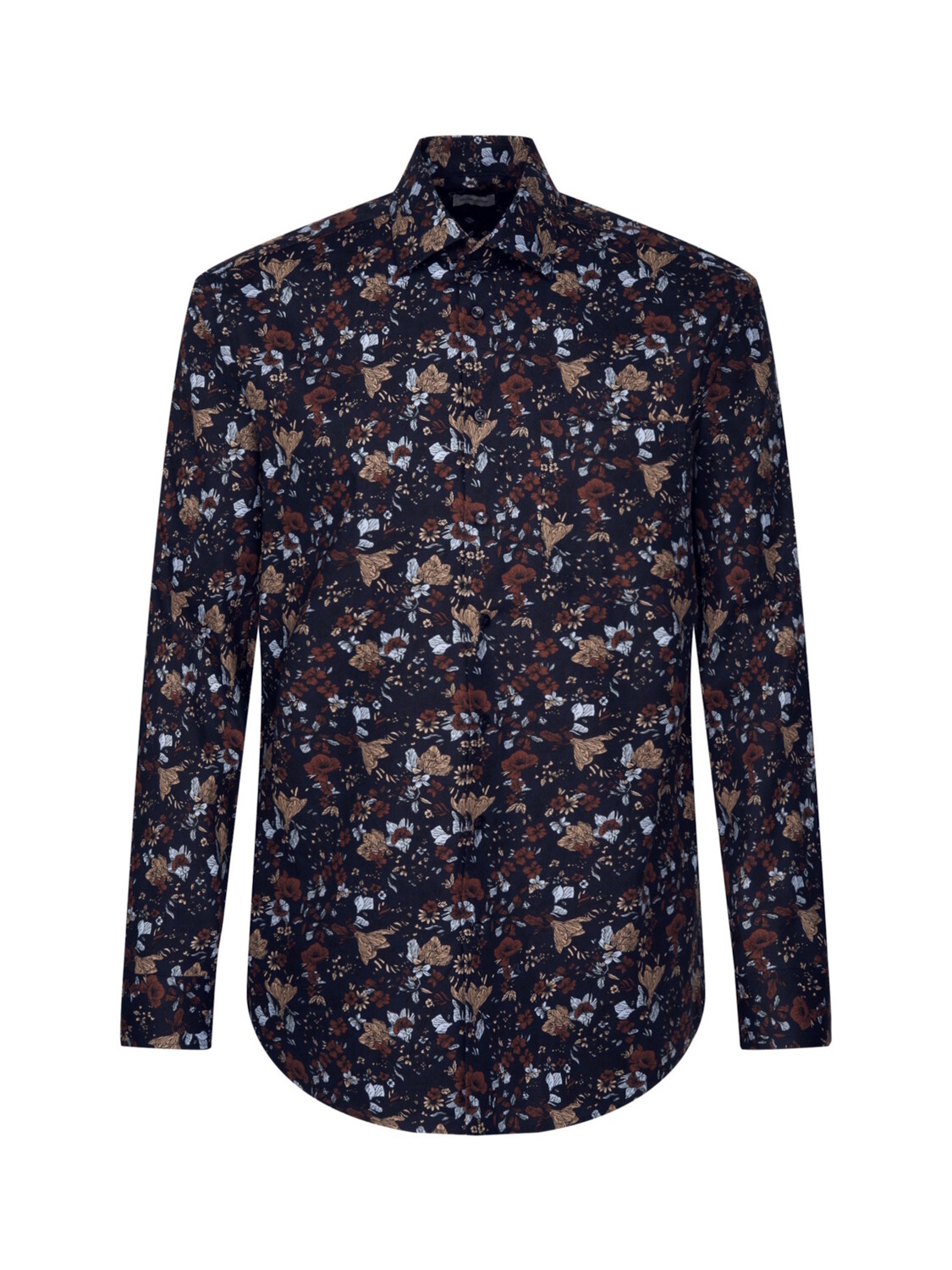 Рубашка Seidensticker, коричневый 
Рубашка Seidensticker, коричневый