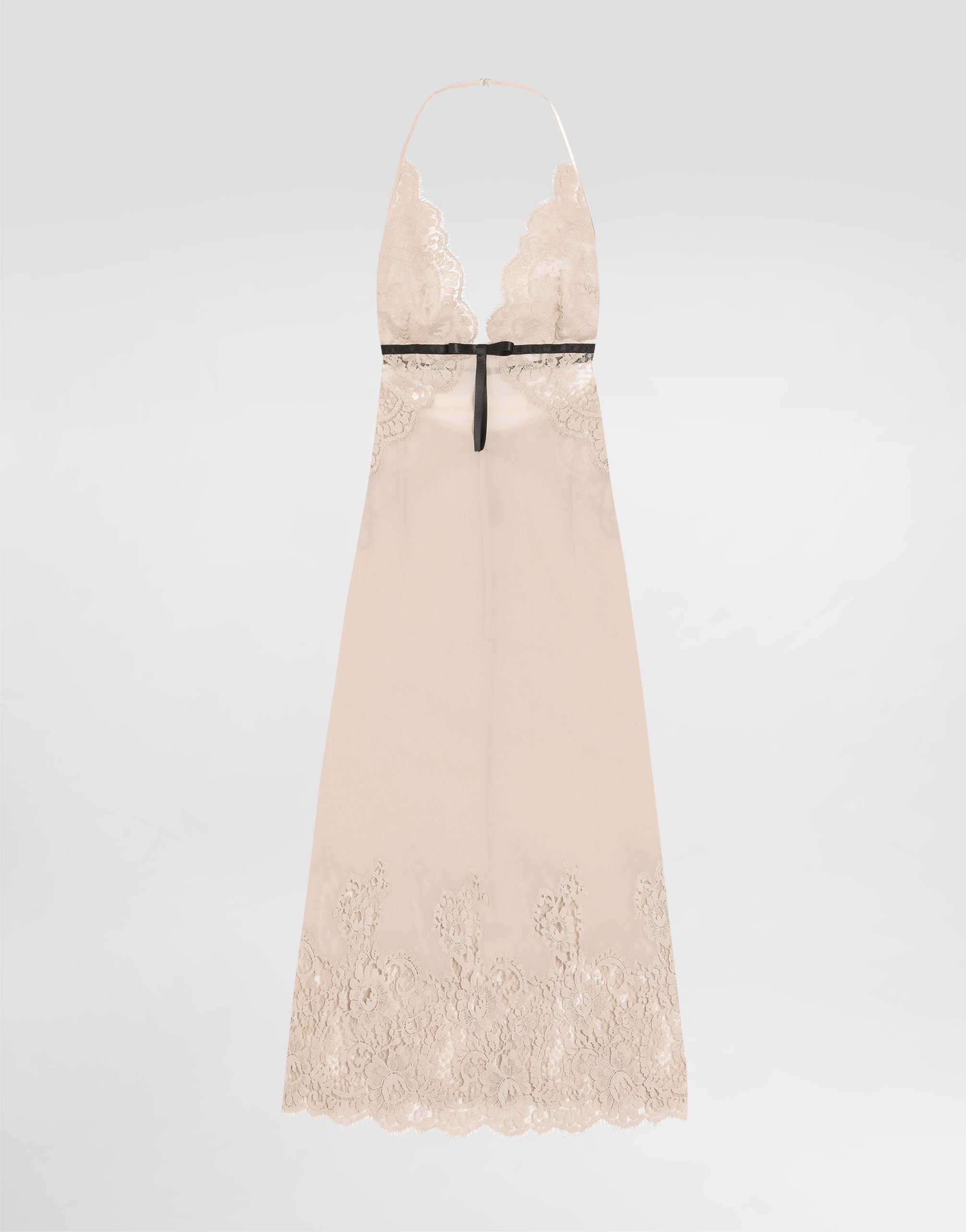 Комбинация из жатого шифона с кружевными вставками Dolce & Gabbana, бежевый
Комбинация из жатого шифона с кружевными вставками Dolce & Gabbana, бежевый