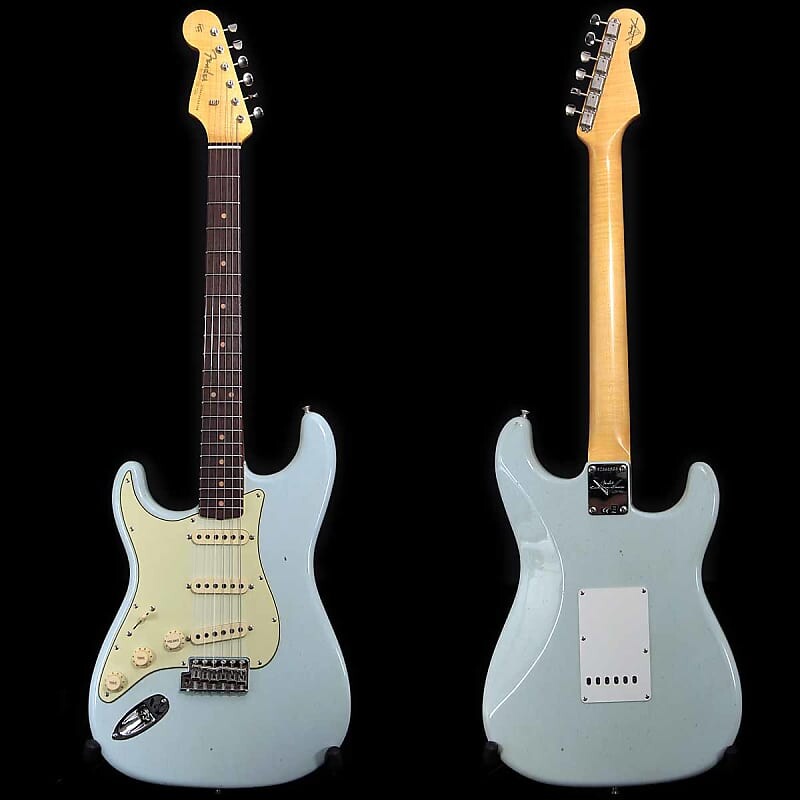 Электрогитара Fender Custom Shop 64 Strat relic sonic blue lefty lefthanded LH
Электрогитара Fender Custom Shop 64 Strat relic sonic blue lefty lefthanded LH