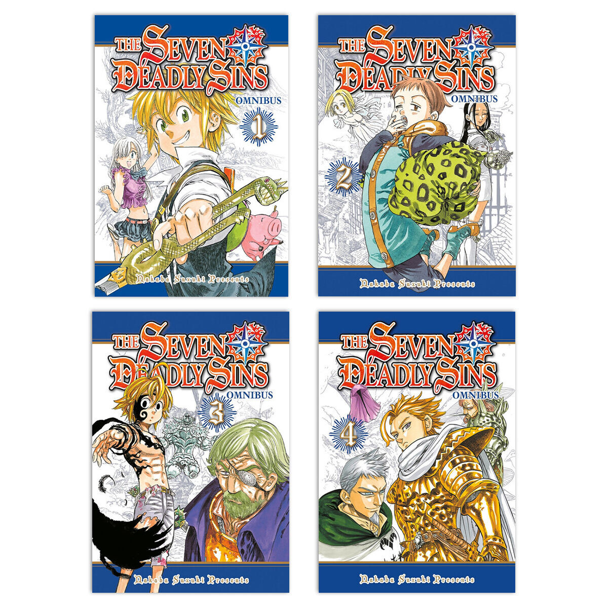 Манга The Seven Deadly Sins Manga Omnibus (1-4) Bundle 
Манга The Seven Deadly Sins Manga Omnibus (1-4) Bundle