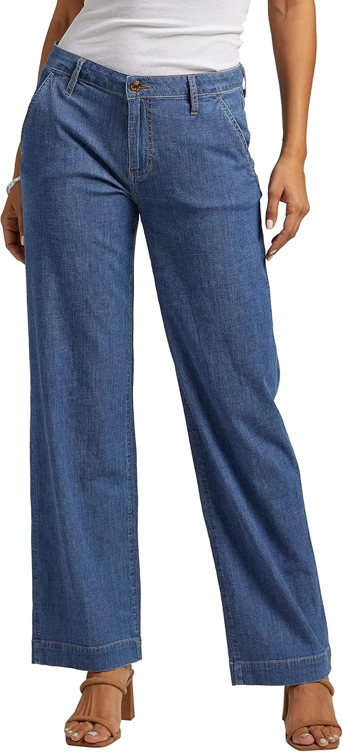 Jag Jeans Women's High Rise Wide Leg Trouser - Legacy
Jag Jeans Women's High Rise Wide Leg Trouser - Legacy