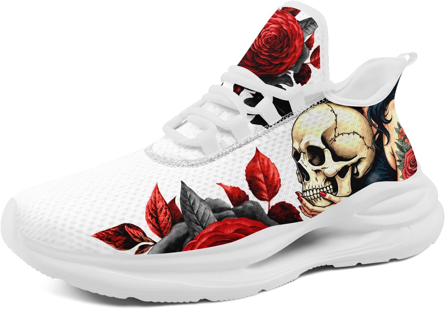 Мужские беговые кроссовки AWSOLE в готическом стиле, с черепами, легкие, дышащие, модные кроссовки, повседневные спортивные для тренажерного зала и прогулок, белый/розовый/серый/бежевый
Мужские беговые кроссовки AWSOLE в готическом стиле, с черепами, легкие, дышащие, модные кроссовки, повседневные спортивные для тренажерного зала и прогулок, белый/розовый/серый/бежевый