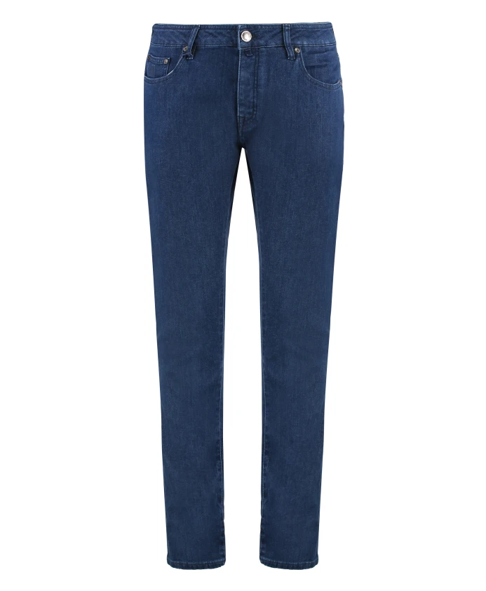 Узкие джинсы с кожаным логотипом Moorer, синий
Узкие джинсы с кожаным логотипом Moorer, синий