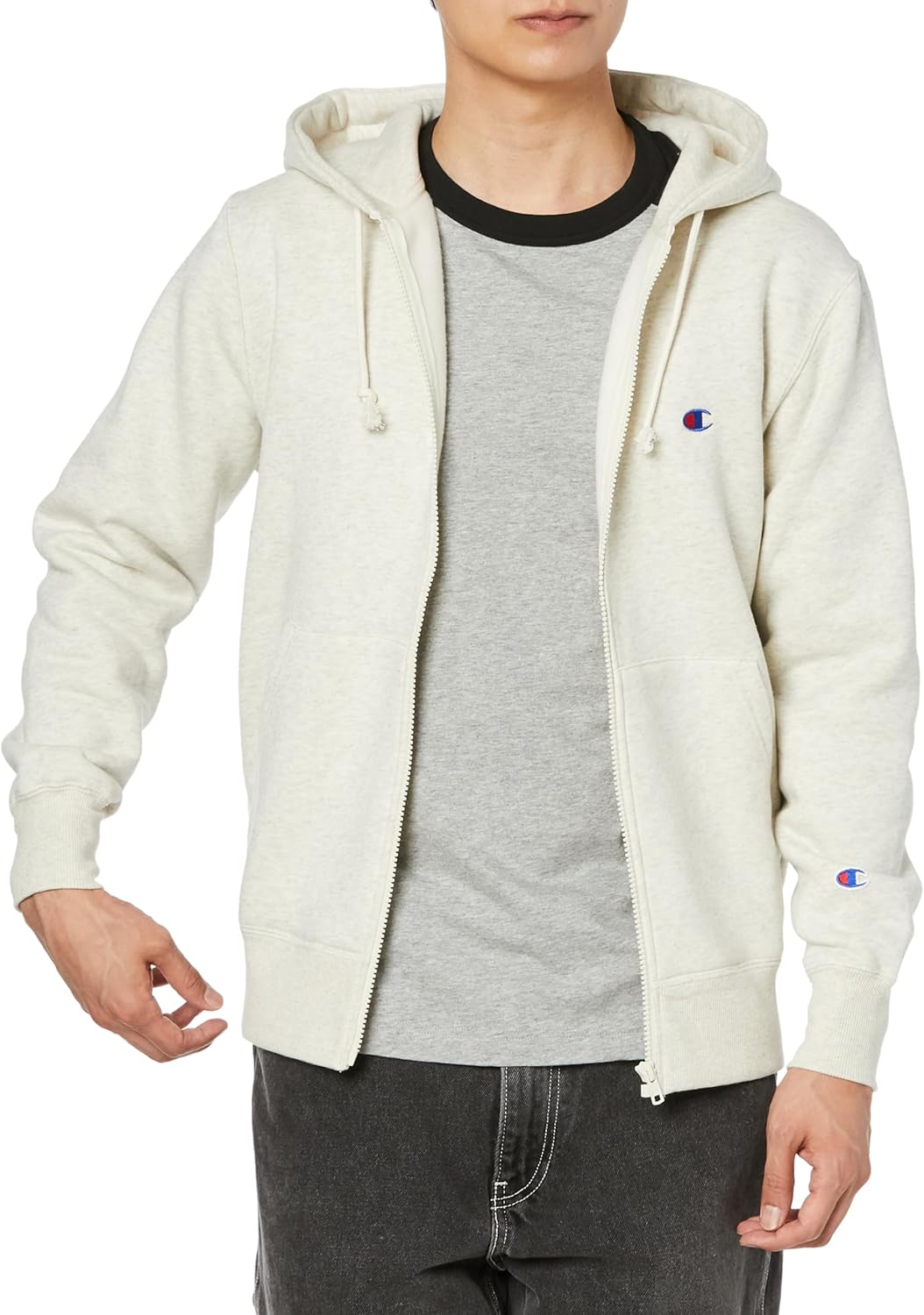 Мужская толстовка Champion C3-W106Z с длинными рукавами, вышитым логотипом и застежкой-молнией, овсяный
Мужская толстовка Champion C3-W106Z с длинными рукавами, вышитым логотипом и застежкой-молнией, овсяный