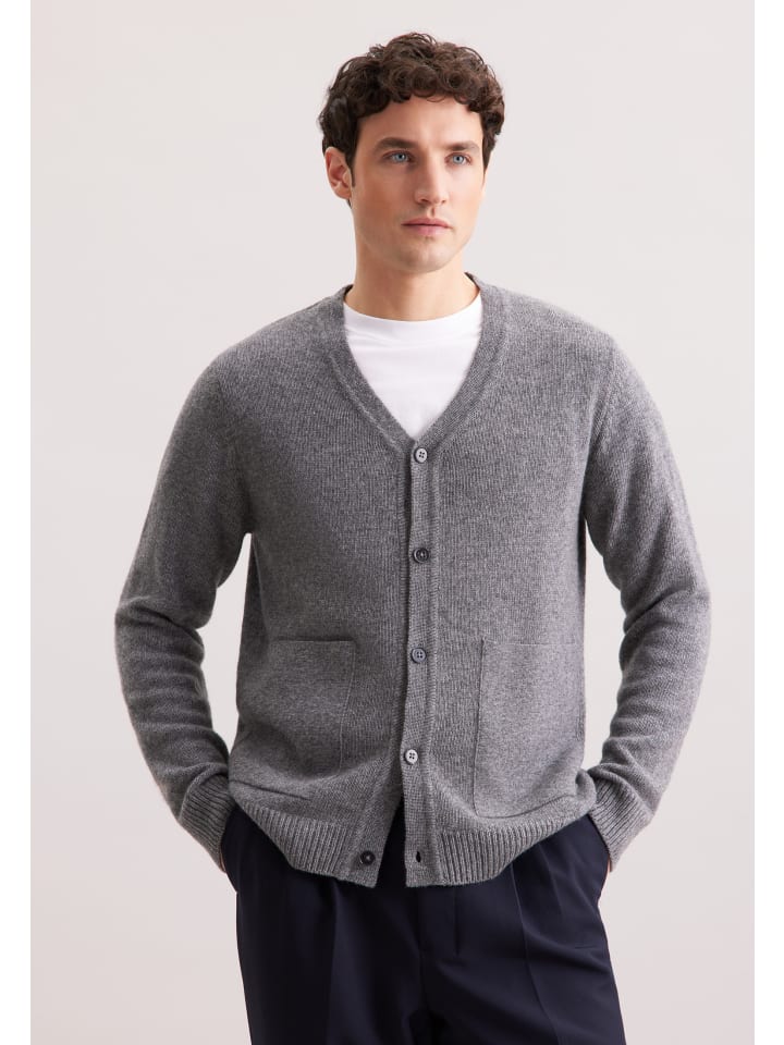 Обычный кардиган серого цвета Seidensticker
Обычный кардиган серого цвета Seidensticker