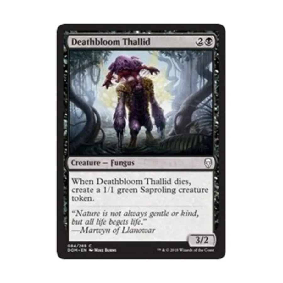 CCG Таллид Смертоцвета (клавиша C), MTG - Dominaria
CCG Таллид Смертоцвета (клавиша C), MTG - Dominaria