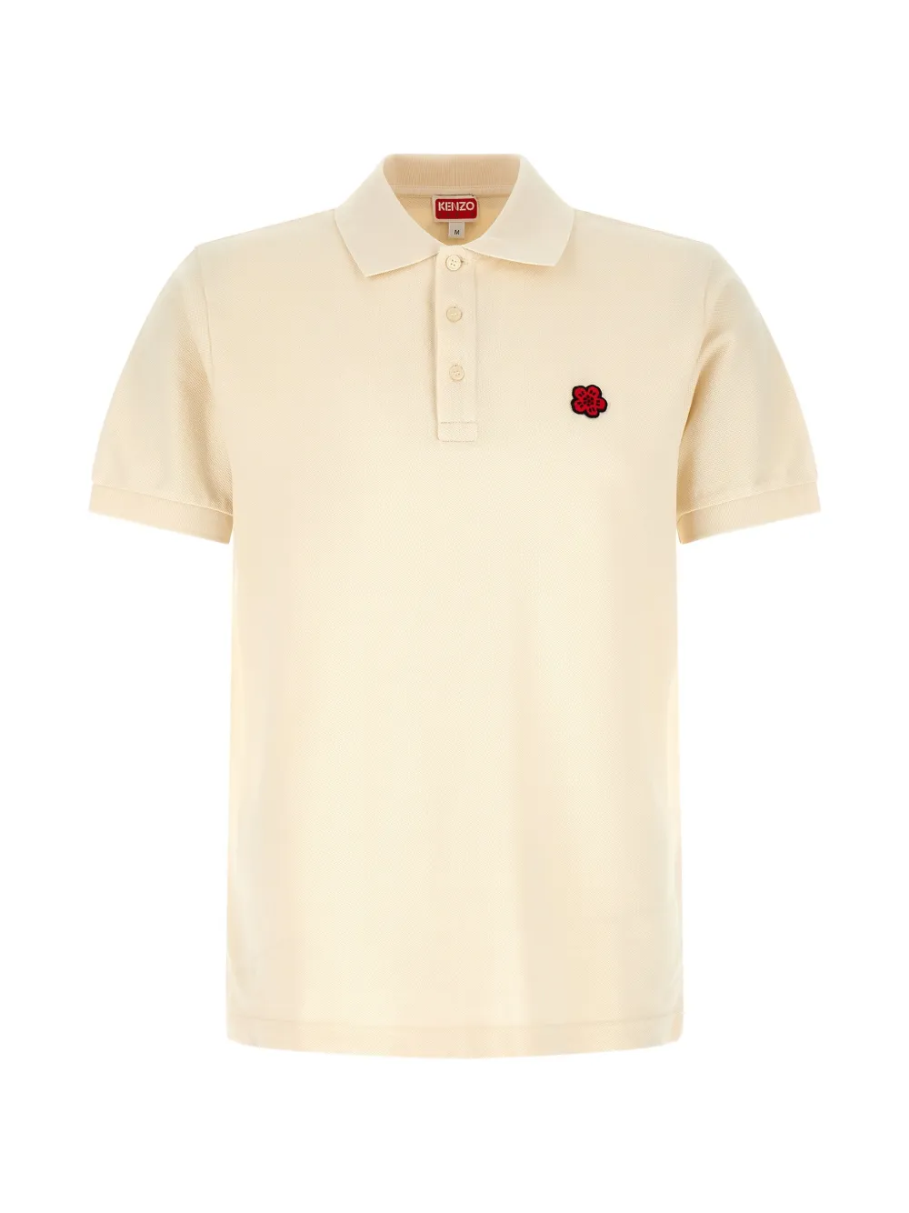 Поло с вышивкой логотипа и нашивкой в виде цветка боке Kenzo, бежевый
Поло с вышивкой логотипа и нашивкой в виде цветка боке Kenzo, бежевый