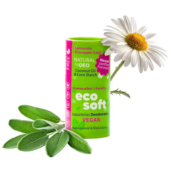 Натуральный дезодорант без алюминия для женщин, 50 г Eco Soft Herbal garden
Натуральный дезодорант без алюминия для женщин, 50 г Eco Soft Herbal garden