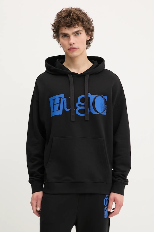 Хлопковая толстовка Hugo Blue, черный
Хлопковая толстовка Hugo Blue, черный