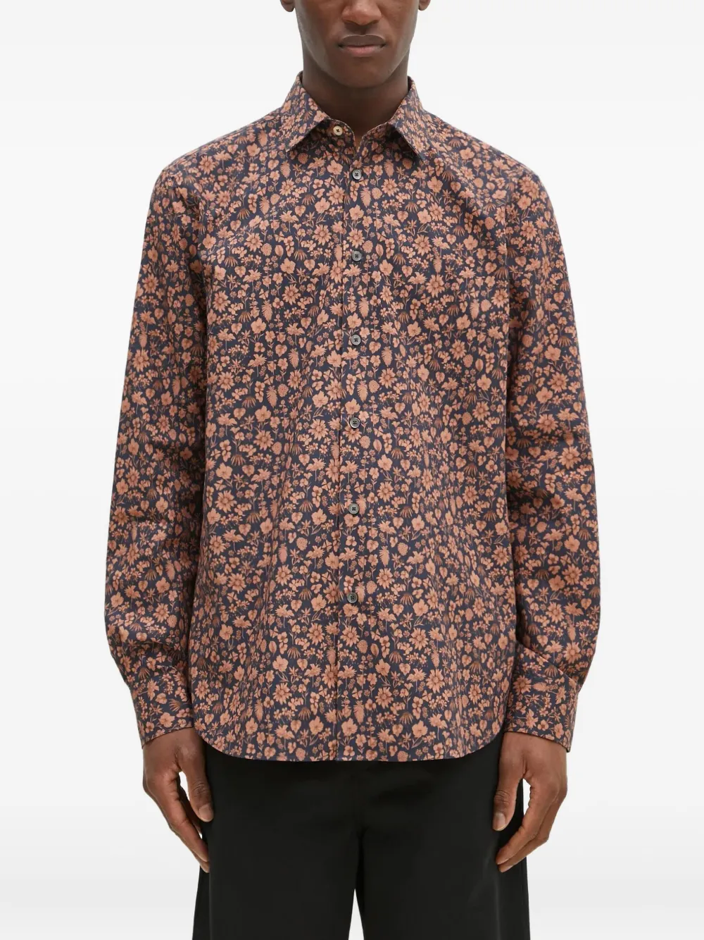 Рубашка с цветочным принтом Paul Smith, синий
Рубашка с цветочным принтом Paul Smith, синий