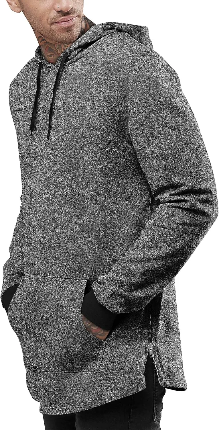 Толстовка-лонглайн с молнией и капюшоном Hat and Beyond, мужская, из флиса
Толстовка-лонглайн с молнией и капюшоном Hat and Beyond, мужская, из флиса