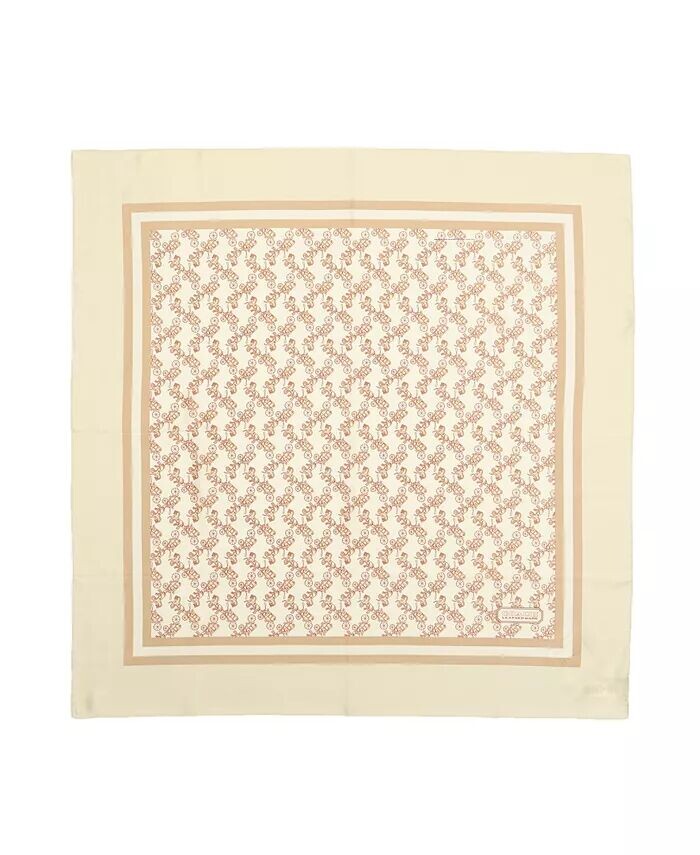 Квадратный шарф из конского шелка длиной 35 дюймов COACH, слоновая кость
Квадратный шарф из конского шелка длиной 35 дюймов COACH, слоновая кость