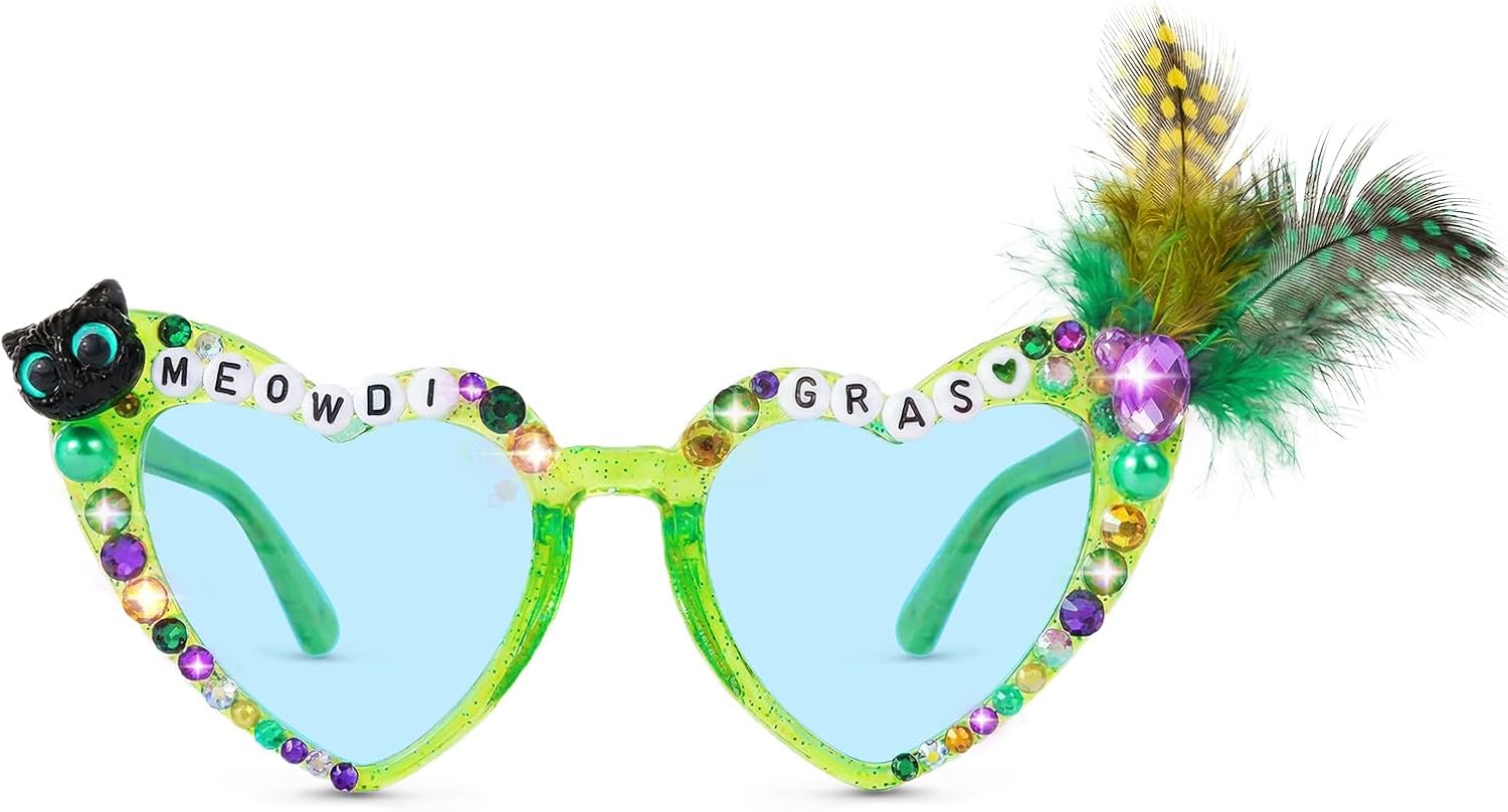 Солнцезащитные очки YOGFIT Mardi Gras для женщин и мужчин, солнцезащитные очки в форме сердца с бусинами Mardi Gras для карнавала в Новом Орлеане. Аксессуары для парада, Purple
Солнцезащитные очки YOGFIT Mardi Gras для женщин и мужчин, солнцезащитные очки в форме сердца с бусинами Mardi Gras для карнавала в Новом Орлеане. Аксессуары для парада, Purple