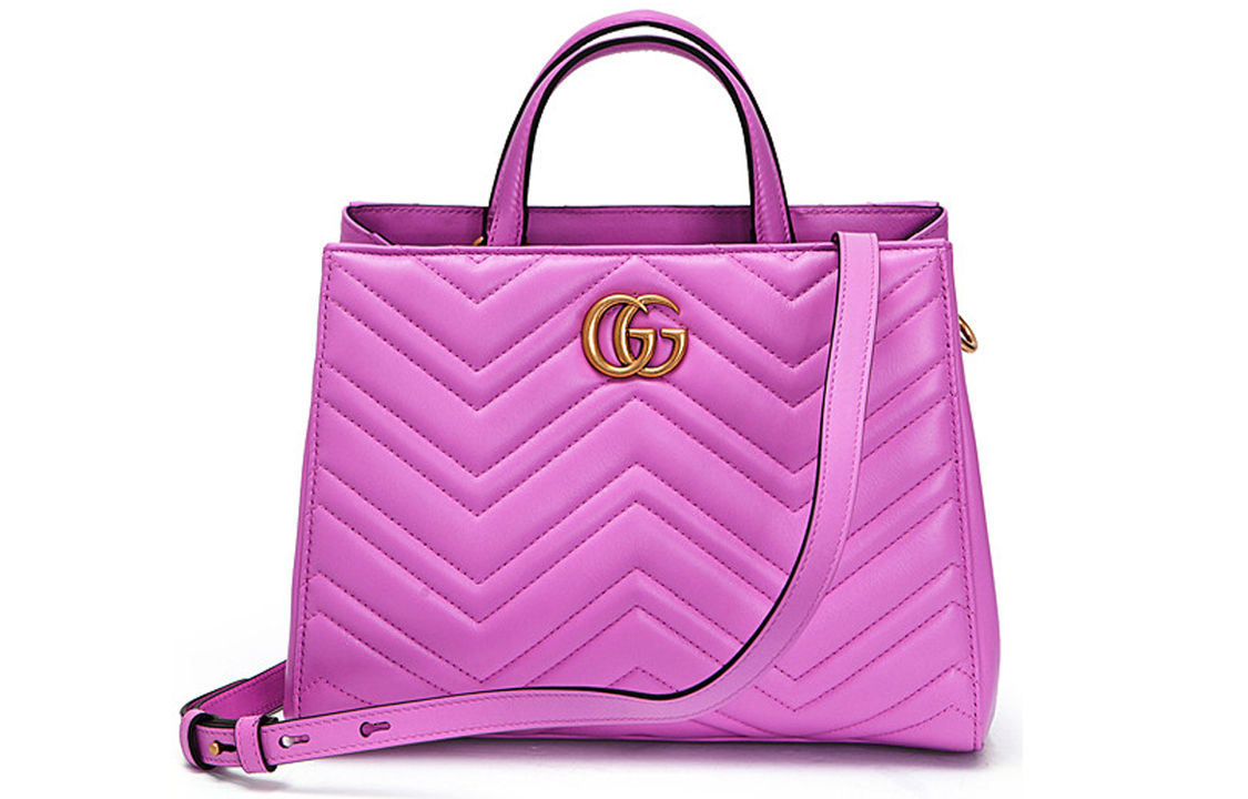 GUCCI Сумка Marmont Quilted Leather, через плечо, кросс-боди, маленькая женская, розово-фиолетовая
GUCCI Сумка Marmont Quilted Leather, через плечо, кросс-боди, маленькая женская, розово-фиолетовая