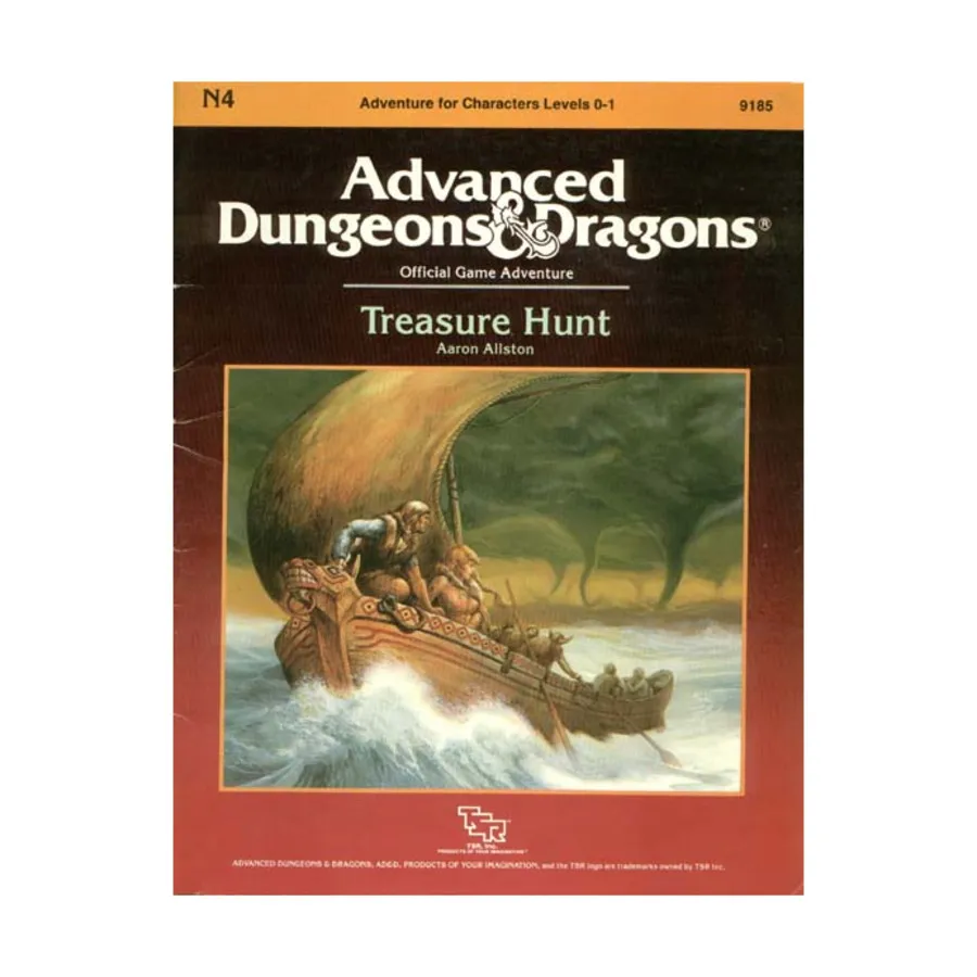 Модуль Treasure Hunt, Advanced Dungeons & Dragons (1st Edition) - Modules & Adventures - N Series
Модуль Treasure Hunt, Advanced Dungeons & Dragons (1st Edition) - Modules & Adventures - N Series
