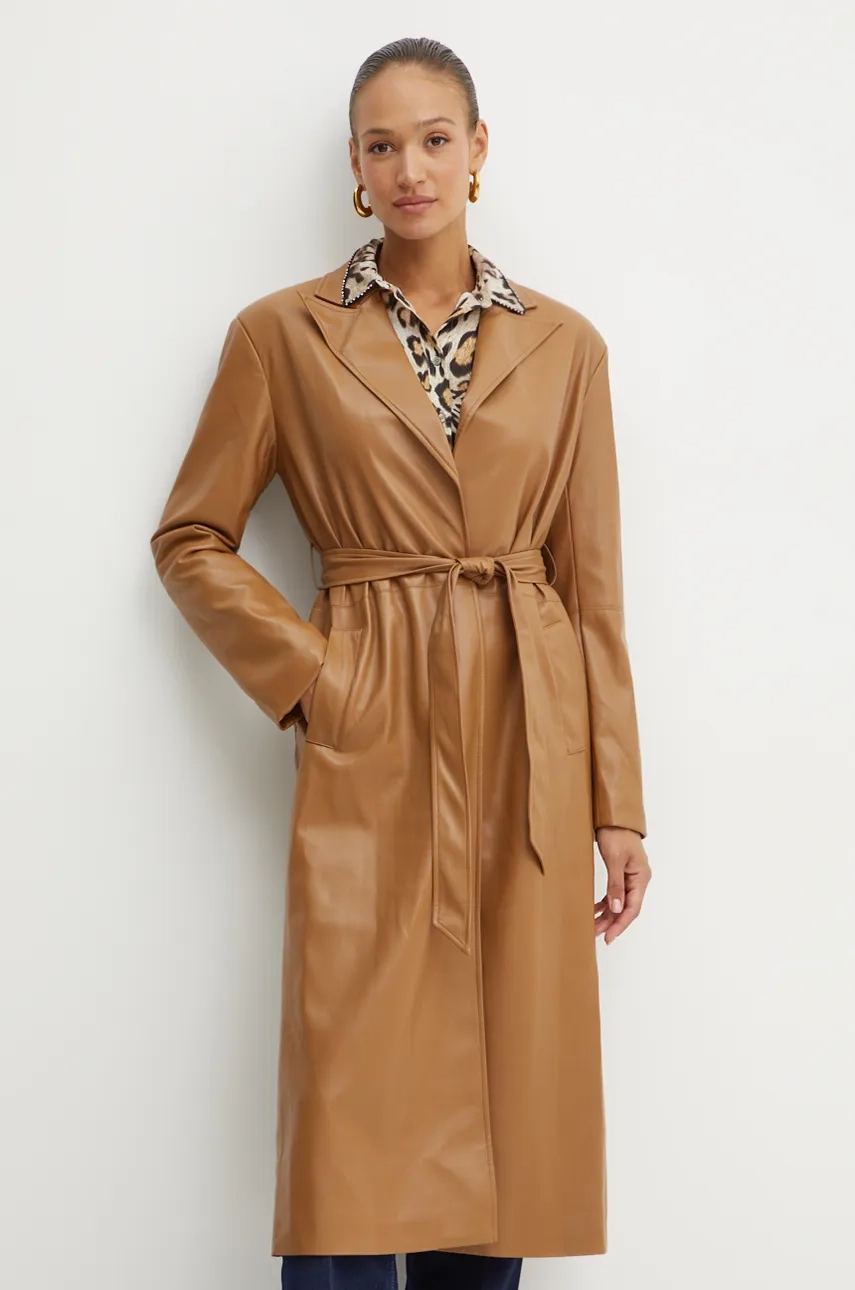 ХИЛДУМ плащ Silvian Heach, коричневый 
ХИЛДУМ плащ Silvian Heach, коричневый