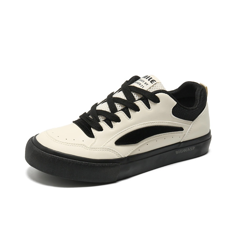 BIGWASP Износостойкие мужские лоу-топы для скейтбординга бежево-черные, цвет Beige Black
BIGWASP Износостойкие мужские лоу-топы для скейтбординга бежево-черные, цвет Beige Black