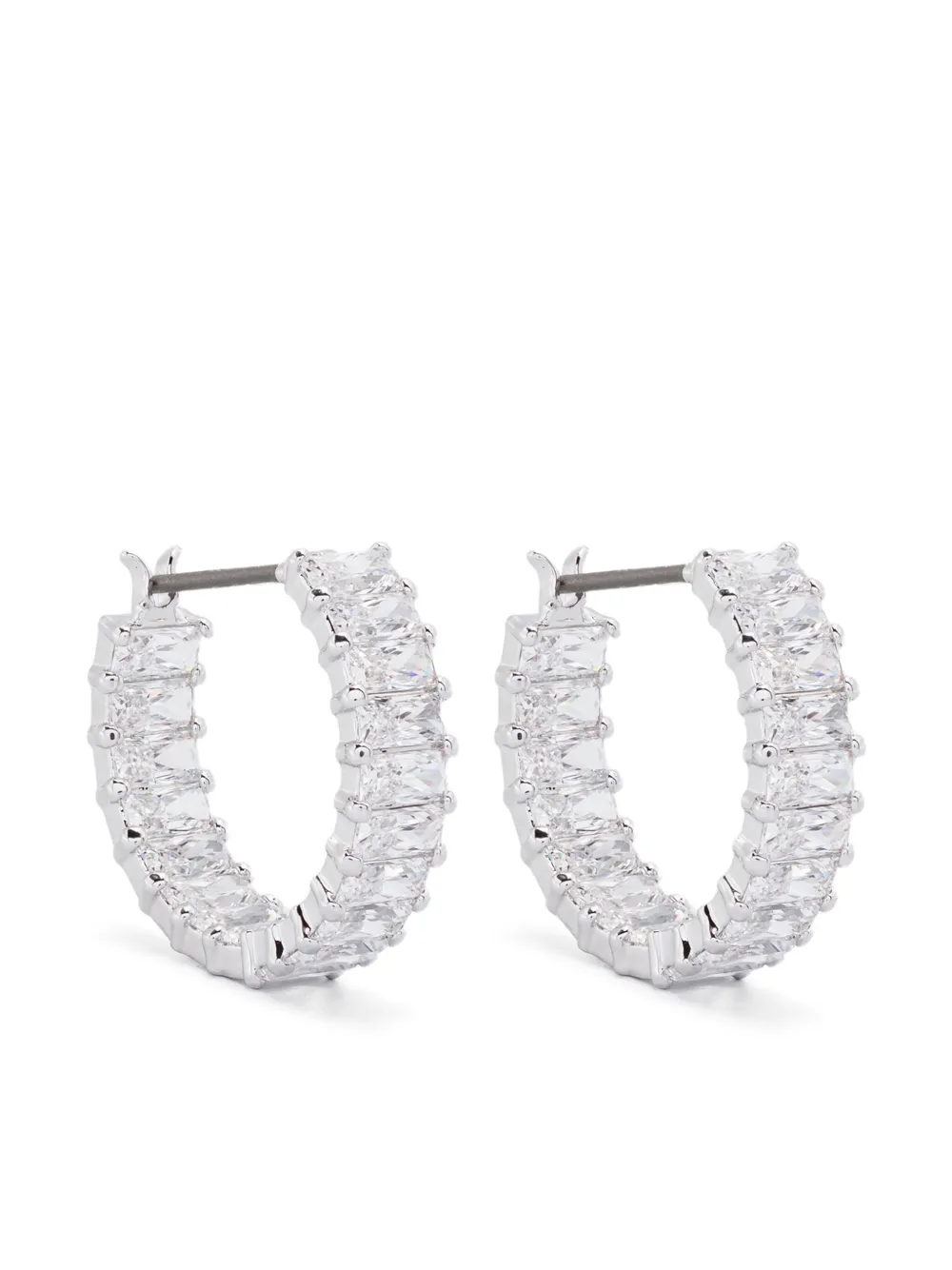 Серьги-кольца Matrix Swarovski, серебяный
Серьги-кольца Matrix Swarovski, серебяный