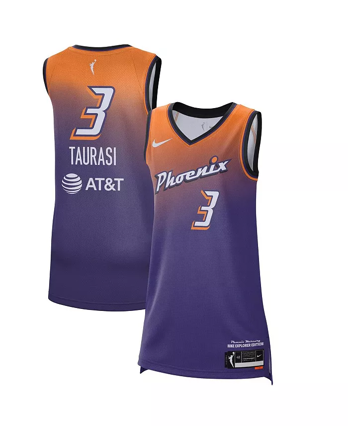 Мужская и женская баскетбольная майка Diana Taurasi "Purple Phoenix Mercury" — коллекция "Победа 2021", версия Explorer Nike
Мужская и женская баскетбольная майка Diana Taurasi "Purple Phoenix Mercury" — коллекция "Победа 2021", версия Explorer Nike