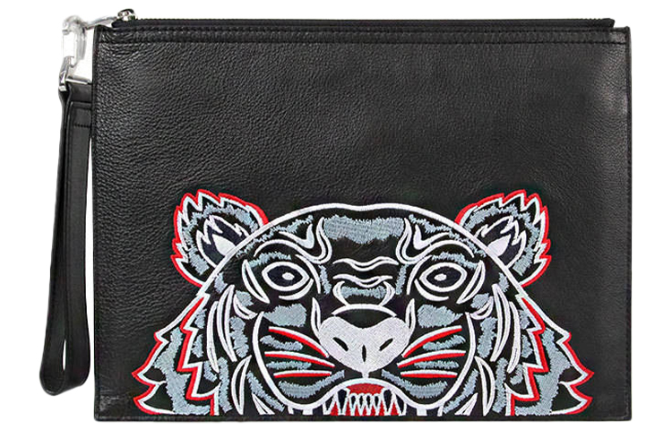 Кожаная сумка-клатч мужская черная KENZO
Кожаная сумка-клатч мужская черная KENZO