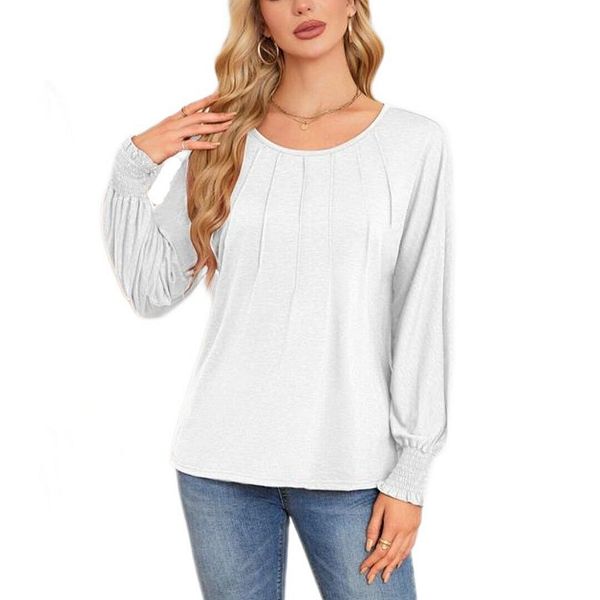 Женская блузка с длинными рукавами и плиссировкой для офиса Yesfashion, White
Женская блузка с длинными рукавами и плиссировкой для офиса Yesfashion, White