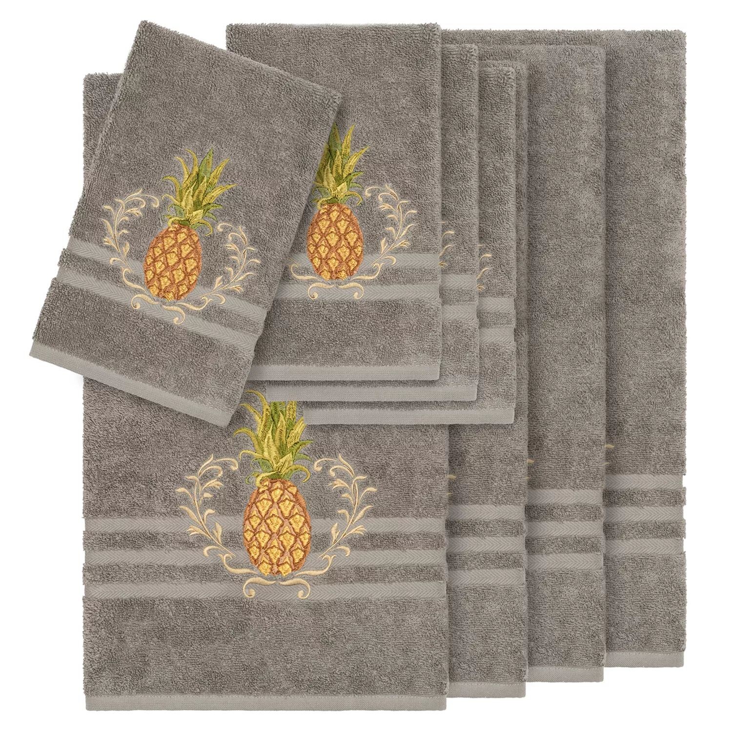 Linum Home Textiles Набор полотенец из турецкого хлопка с украшением из 8 предметов, темно-серый
Linum Home Textiles Набор полотенец из турецкого хлопка с украшением из 8 предметов, темно-серый