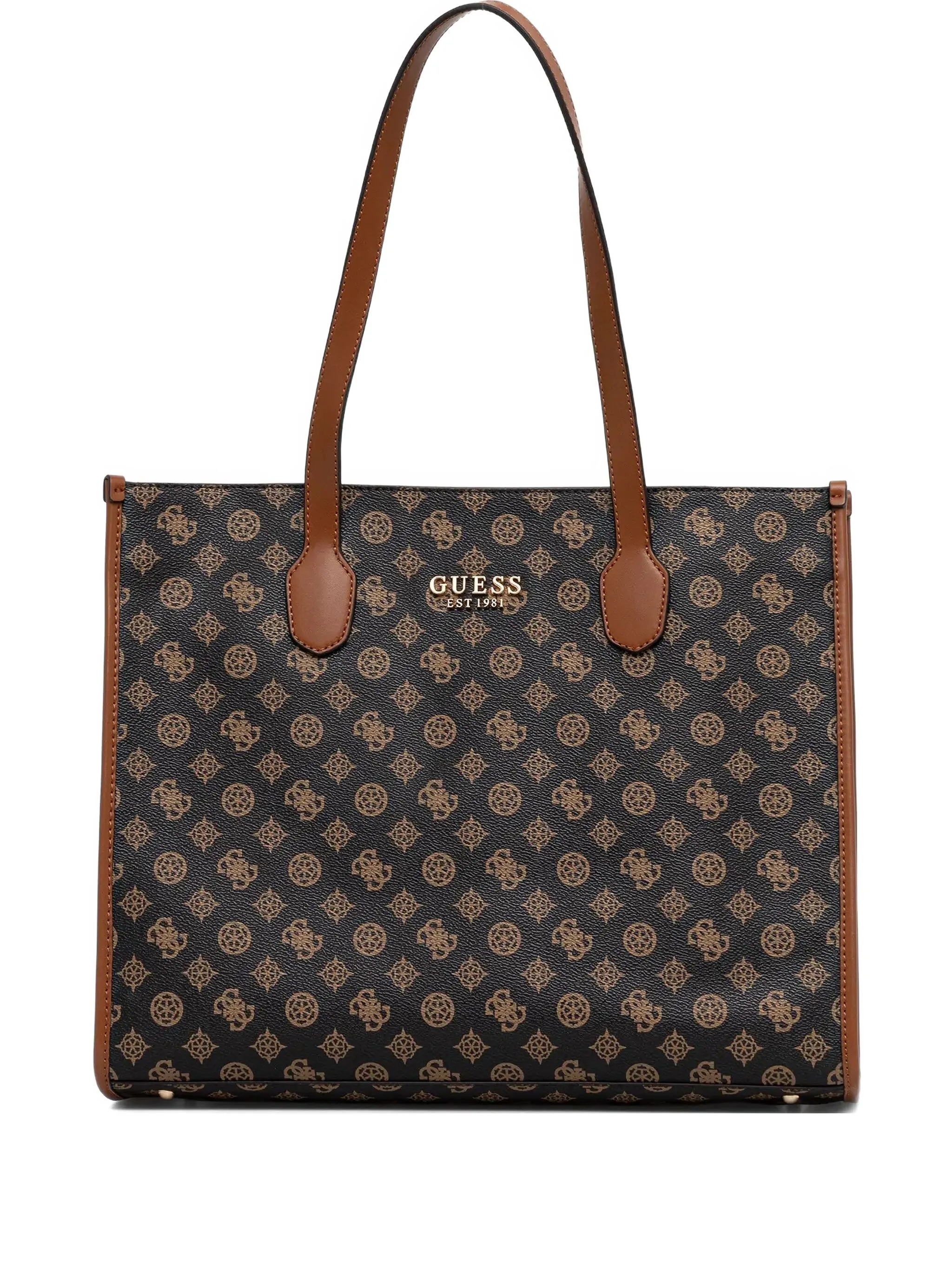 Сумка-тоут с монограммой Guess Usa, коричневый
Сумка-тоут с монограммой Guess Usa, коричневый