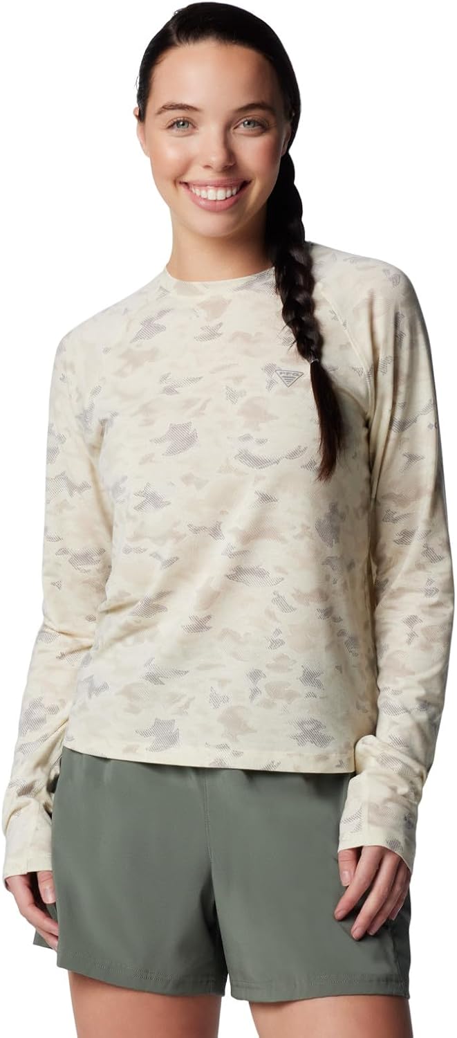 Columbia Womens PFG Uncharted Knit Long Sleeve, Stone Uncharted Waters
Columbia Womens PFG Uncharted Knit Long Sleeve, Stone Uncharted Waters