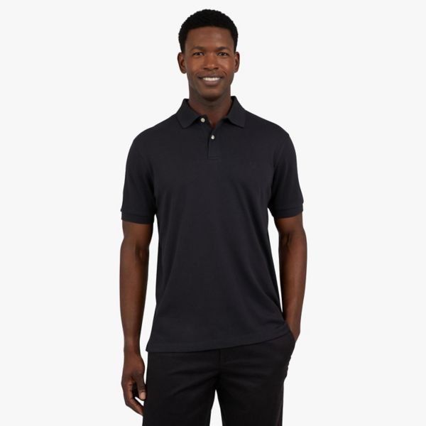 Мужское поло из однотонной ткани интерлок с коротким рукавом Chaps, цвет american black
Мужское поло из однотонной ткани интерлок с коротким рукавом Chaps, цвет american black