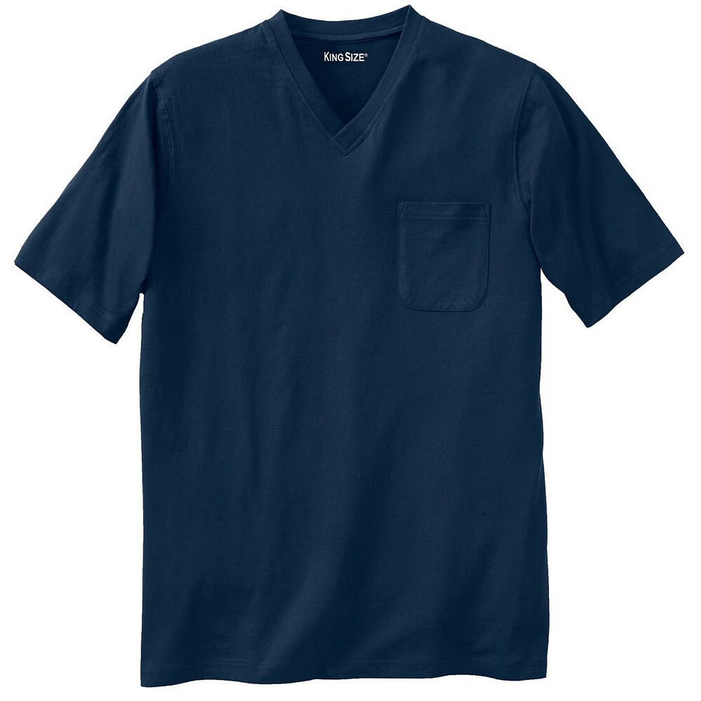 Мужская неусадочная легкая футболка Kingsize Big & Tall с карманами и v-образным вырезом KingSize, темно-синий
Мужская неусадочная легкая футболка Kingsize Big & Tall с карманами и v-образным вырезом KingSize, темно-синий