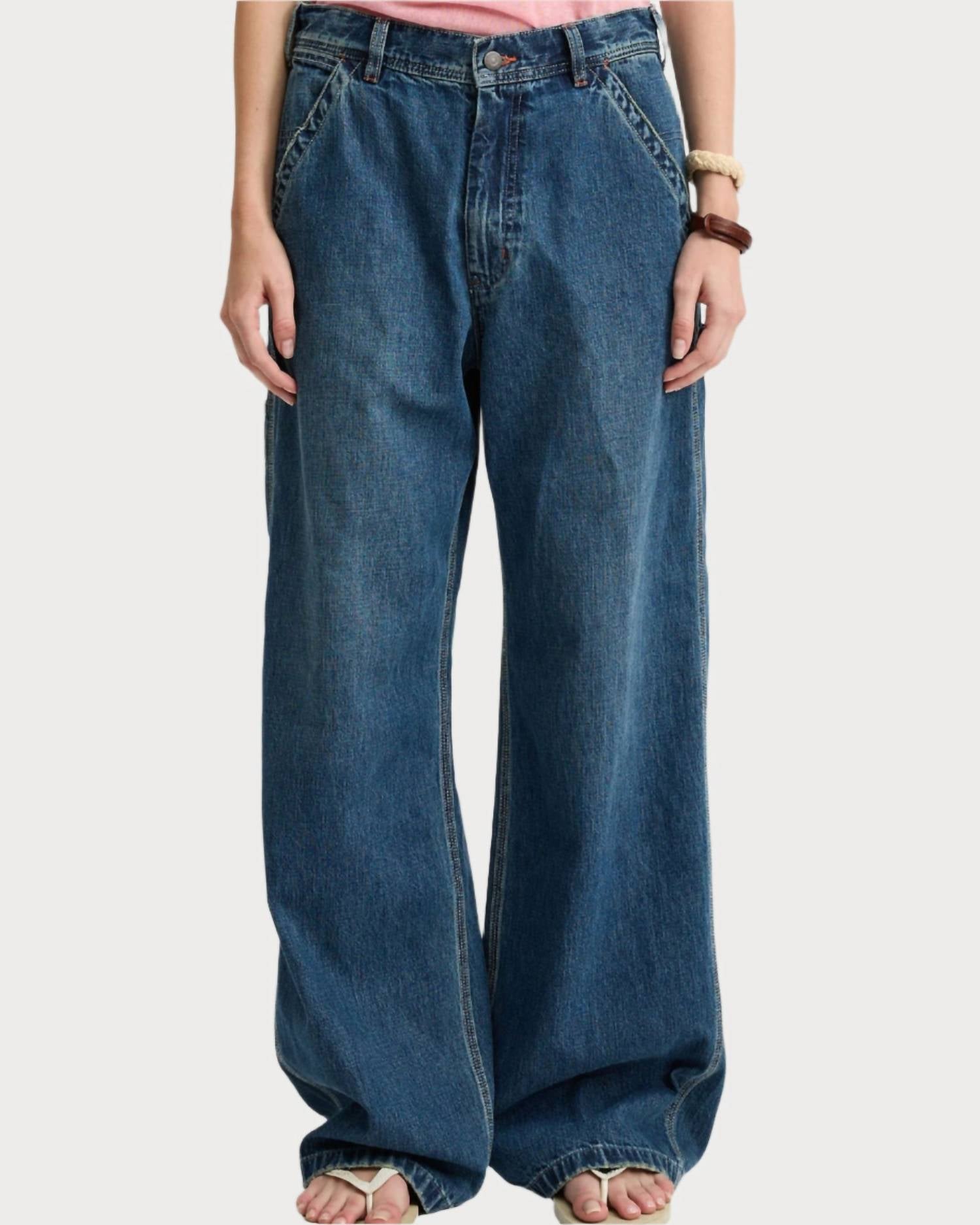 Тери Широкие Брюки Карго в оттенке Shane Indigo DENIMIST
Тери Широкие Брюки Карго в оттенке Shane Indigo DENIMIST