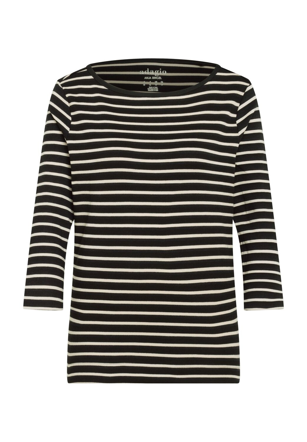 Рубашка "Аня", рукав 3/4, вырез "лодочка", женская GALERIA, черно-белый
Рубашка "Аня", рукав 3/4, вырез "лодочка", женская GALERIA, черно-белый