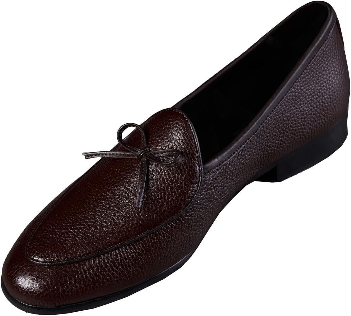 Мужские туфли Santimon, бельгийские лоферы, кожаные с бантом, слипоны, классические лоферы, формальные, для бизнеса, повседневные, для выпускного, свадьбы, с смокингом, Coffee
Мужские туфли Santimon, бельгийские лоферы, кожаные с бантом, слипоны, классические лоферы, формальные, для бизнеса, повседневные, для выпускного, свадьбы, с смокингом, Coffee