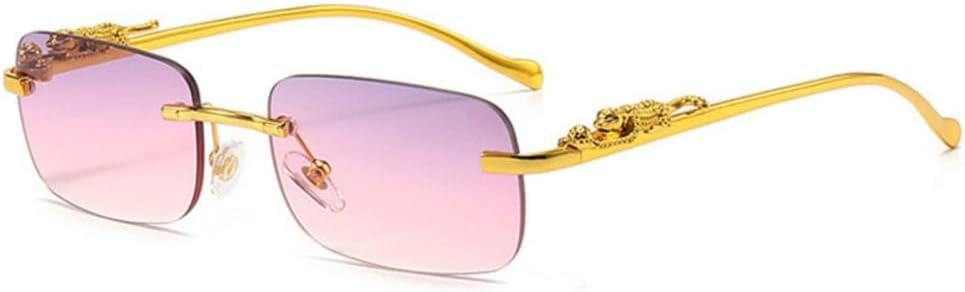 Модные прямоугольные солнцезащитные очки без оправы для женщин в стиле ретро с леопардовым принтом и прозрачными линзами, мужские солнцезащитные очки с защитой от УФ-излучения UV400 generic, Golden Grey Pink
Модные прямоугольные солнцезащитные очки без оправы для женщин в стиле ретро с леопардовым принтом и прозрачными линзами, мужские солнцезащитные очки с защитой от УФ-излучения UV400 generic, Golden Grey Pink