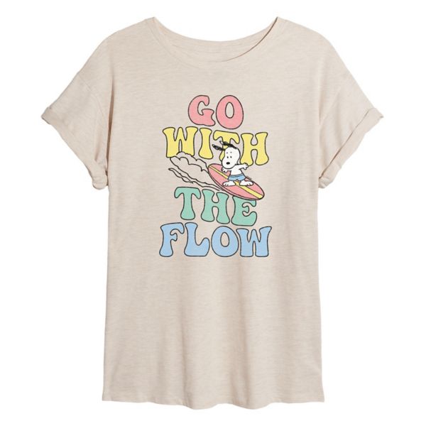 Футболка Juniors Peanuts Snoopy Go with the Flow большого размера Licensed Character, бежевый
Футболка Juniors Peanuts Snoopy Go with the Flow большого размера Licensed Character, бежевый