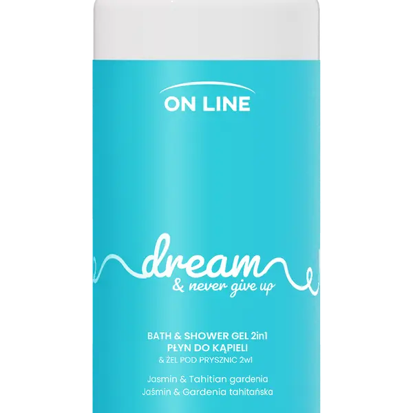 Гель для душа и жидкость для ванны, 900 мл On Line Dream&Never give up
Гель для душа и жидкость для ванны, 900 мл On Line Dream&Never give up