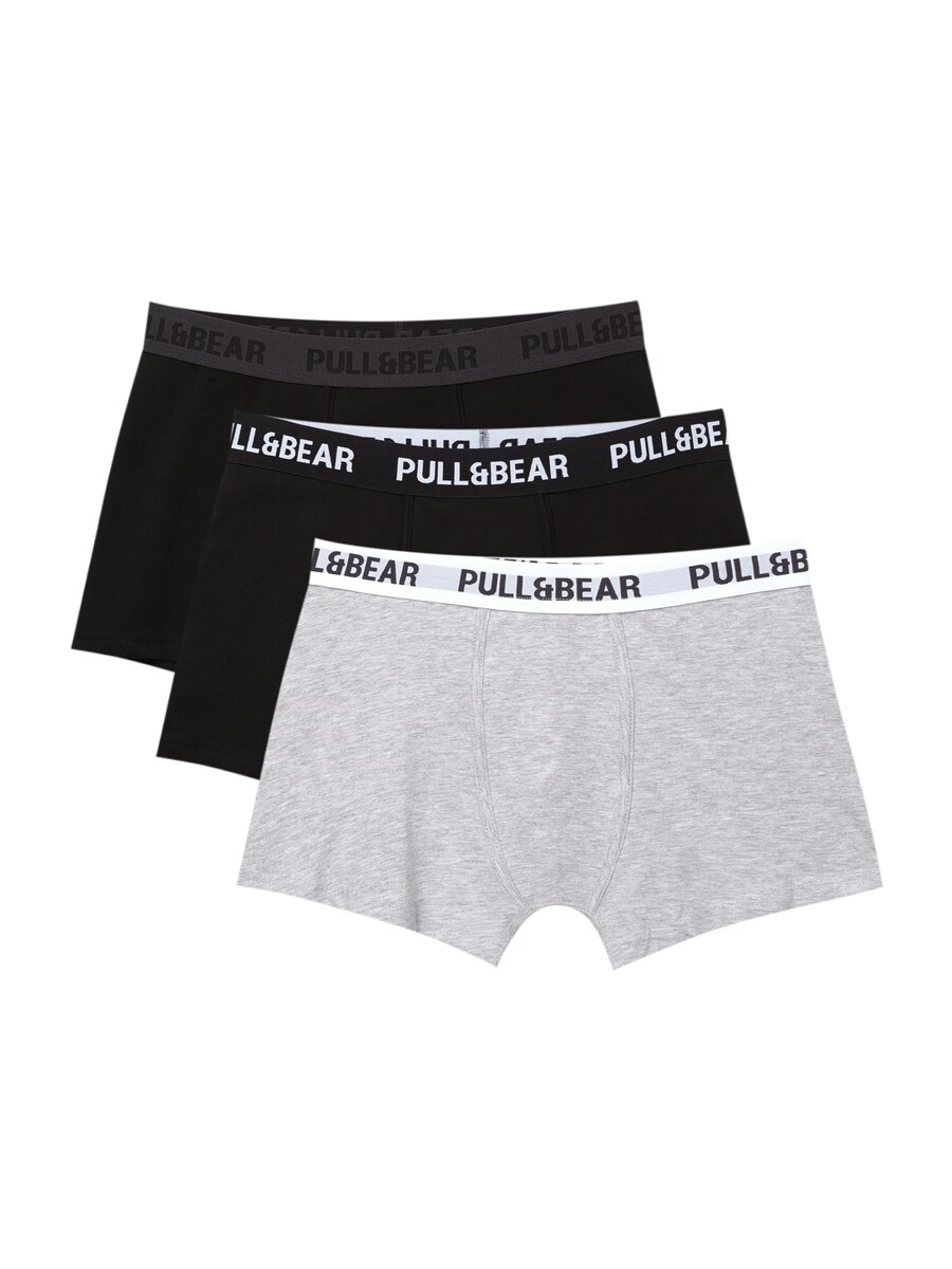 Боксеры Pull&Bear, антрацит/светло-серый/черный
Боксеры Pull&Bear, антрацит/светло-серый/черный