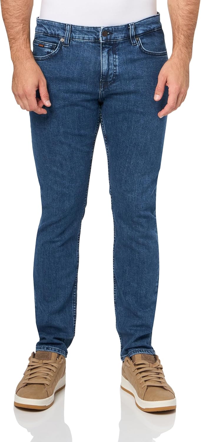 BOSS Мужские джинсы Delaware Slim Fit Stretch, Night Indigo
BOSS Мужские джинсы Delaware Slim Fit Stretch, Night Indigo