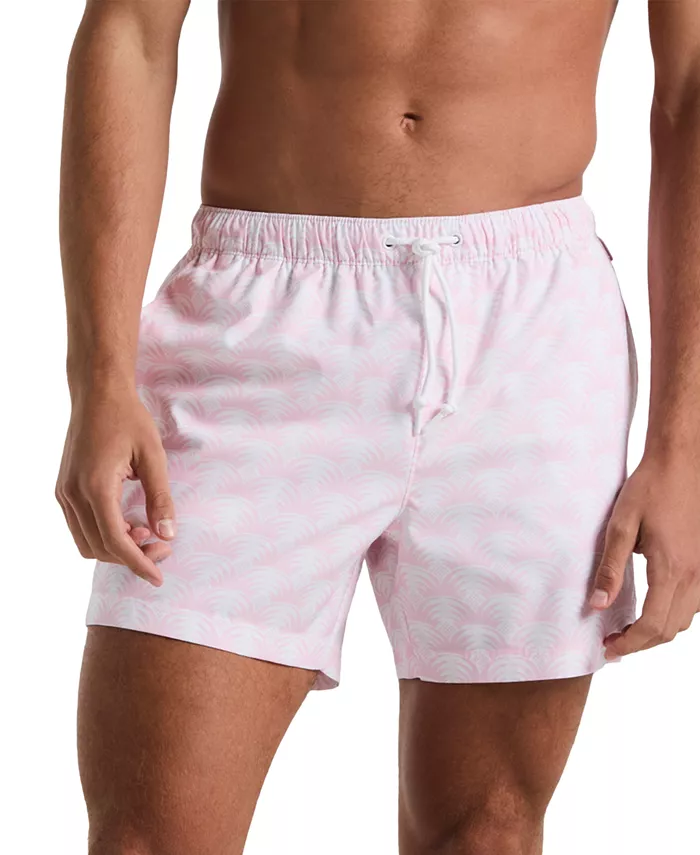 Мужские облегающие плавки с геометрическим принтом в виде пальм и завязками, 5" Original Penguin, розовый
Мужские облегающие плавки с геометрическим принтом в виде пальм и завязками, 5" Original Penguin, розовый