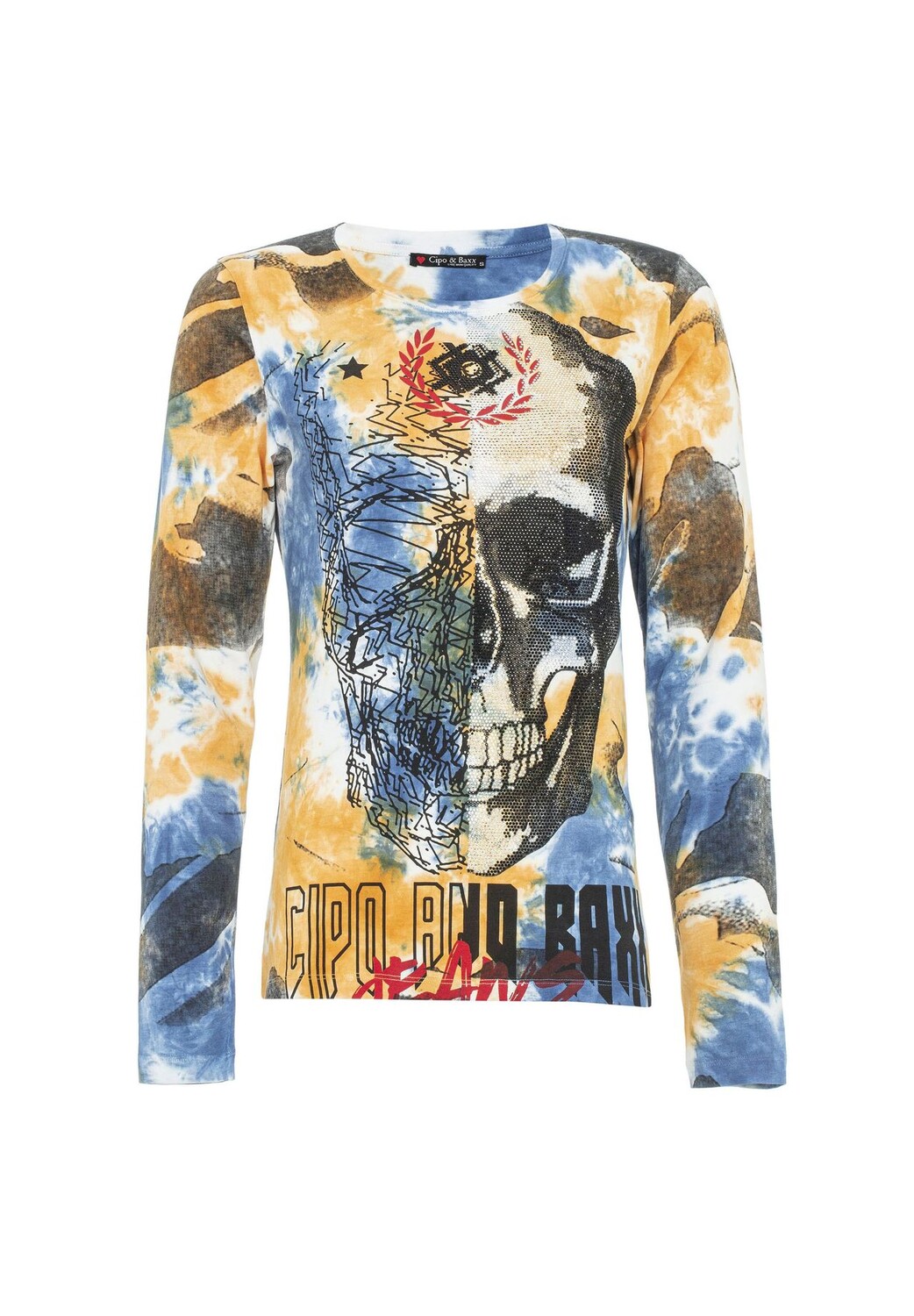 Рубашка с длинными рукавами и крупным принтом черепа CIPO & BAXX, цвет Mustard
Рубашка с длинными рукавами и крупным принтом черепа CIPO & BAXX, цвет Mustard