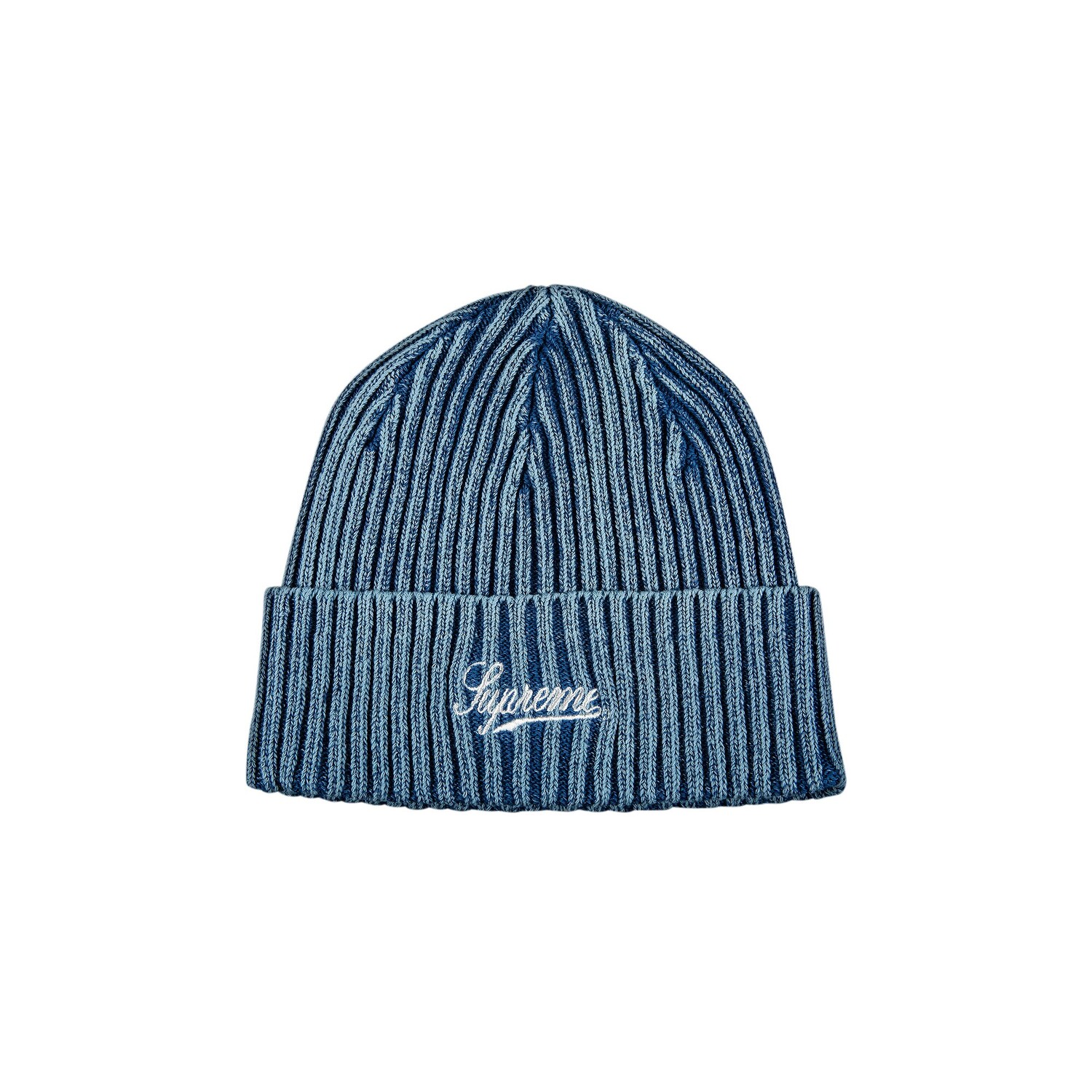 Шапка-бини Supreme в отбеленную рубчику, темно-синяя
Шапка-бини Supreme в отбеленную рубчику, темно-синяя